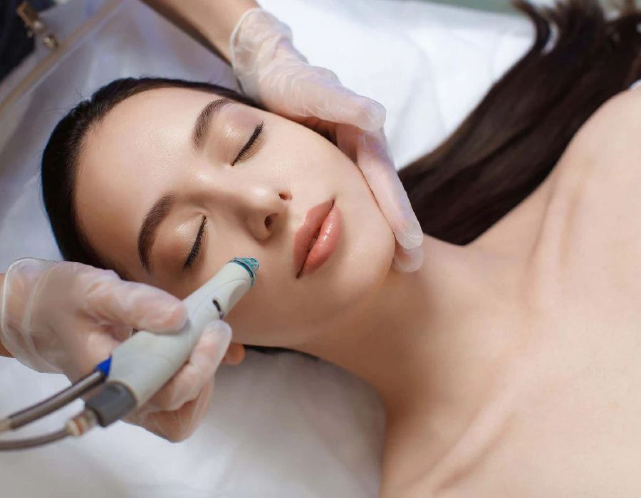 Hydrafacial treatment