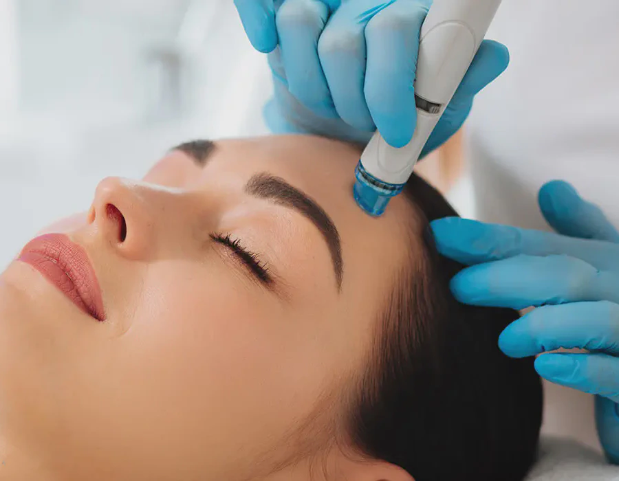 Hydrafacial treatment