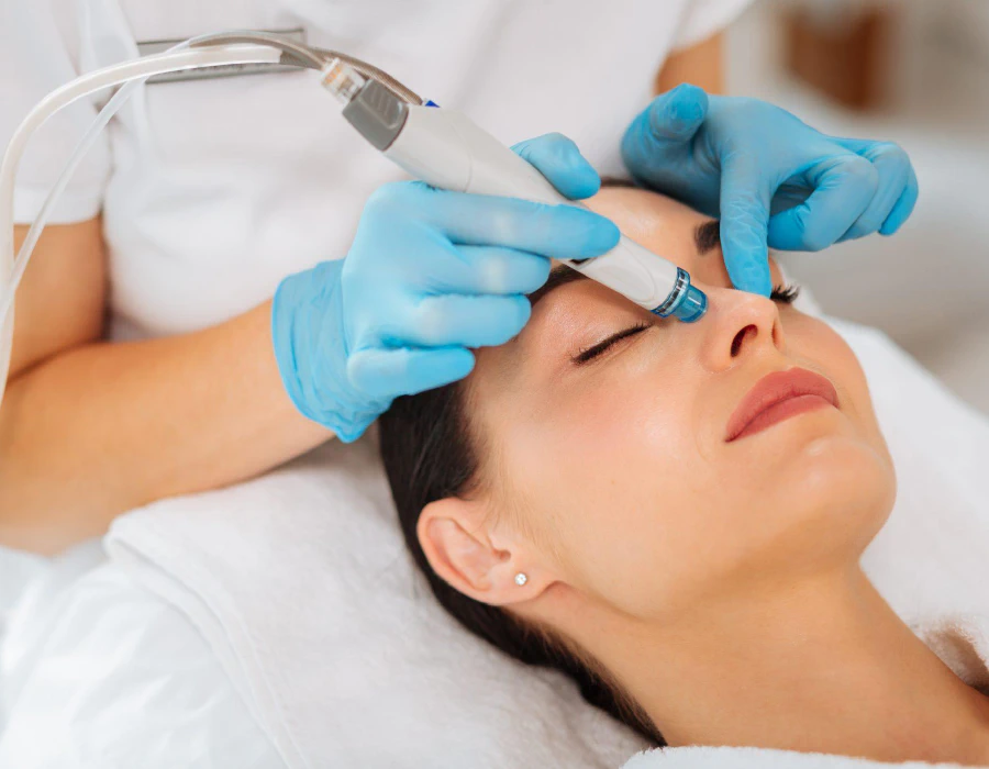 Hydrafacial treatment